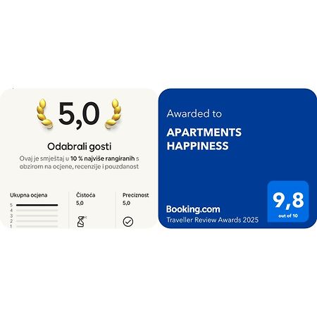 Apartments Happiness Трогир Экстерьер фото
